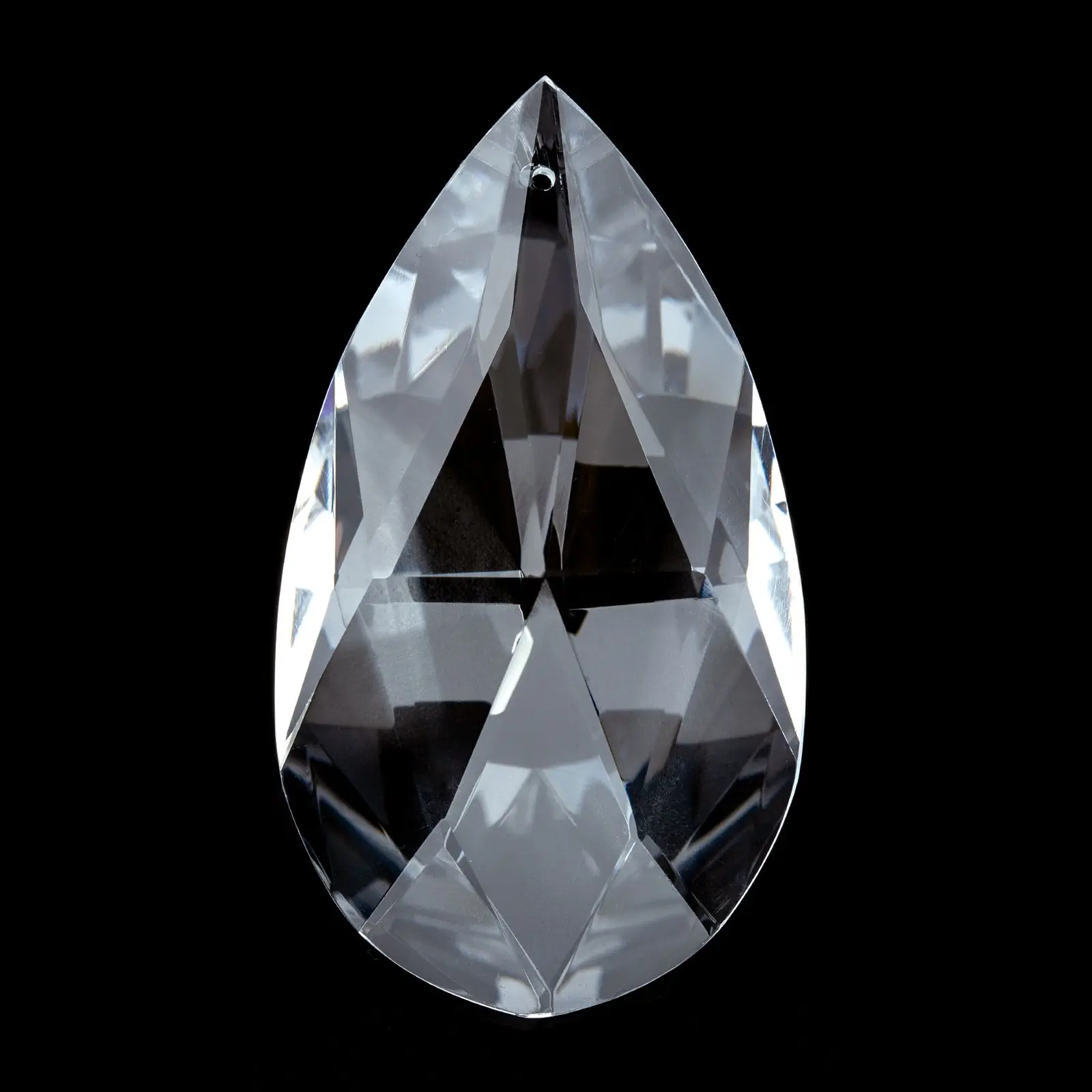 Kristal za luster – badem, 60 × 35 mm, transparentni - 2