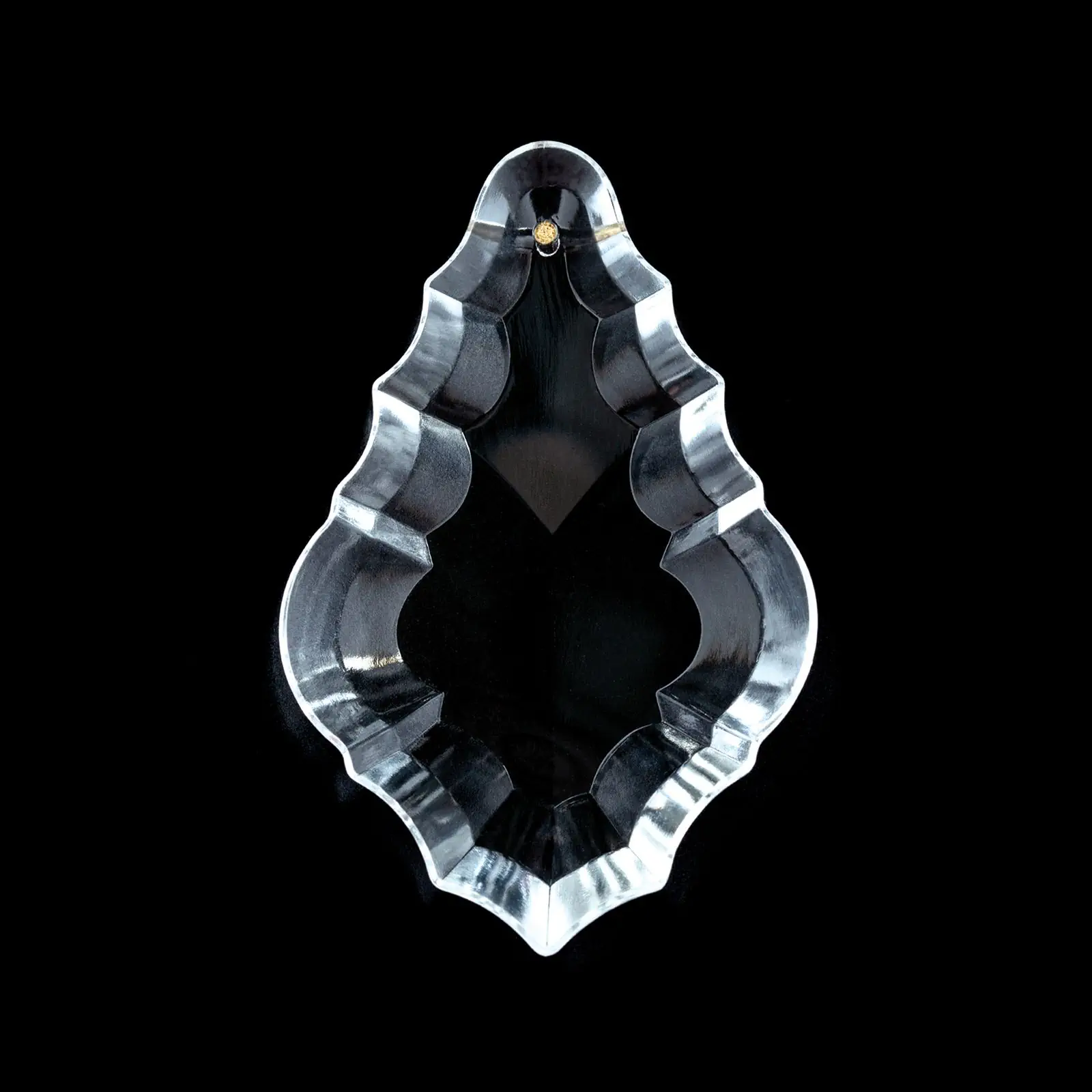 Stakleni visak, presovano staklo, 38x22 mm - 2