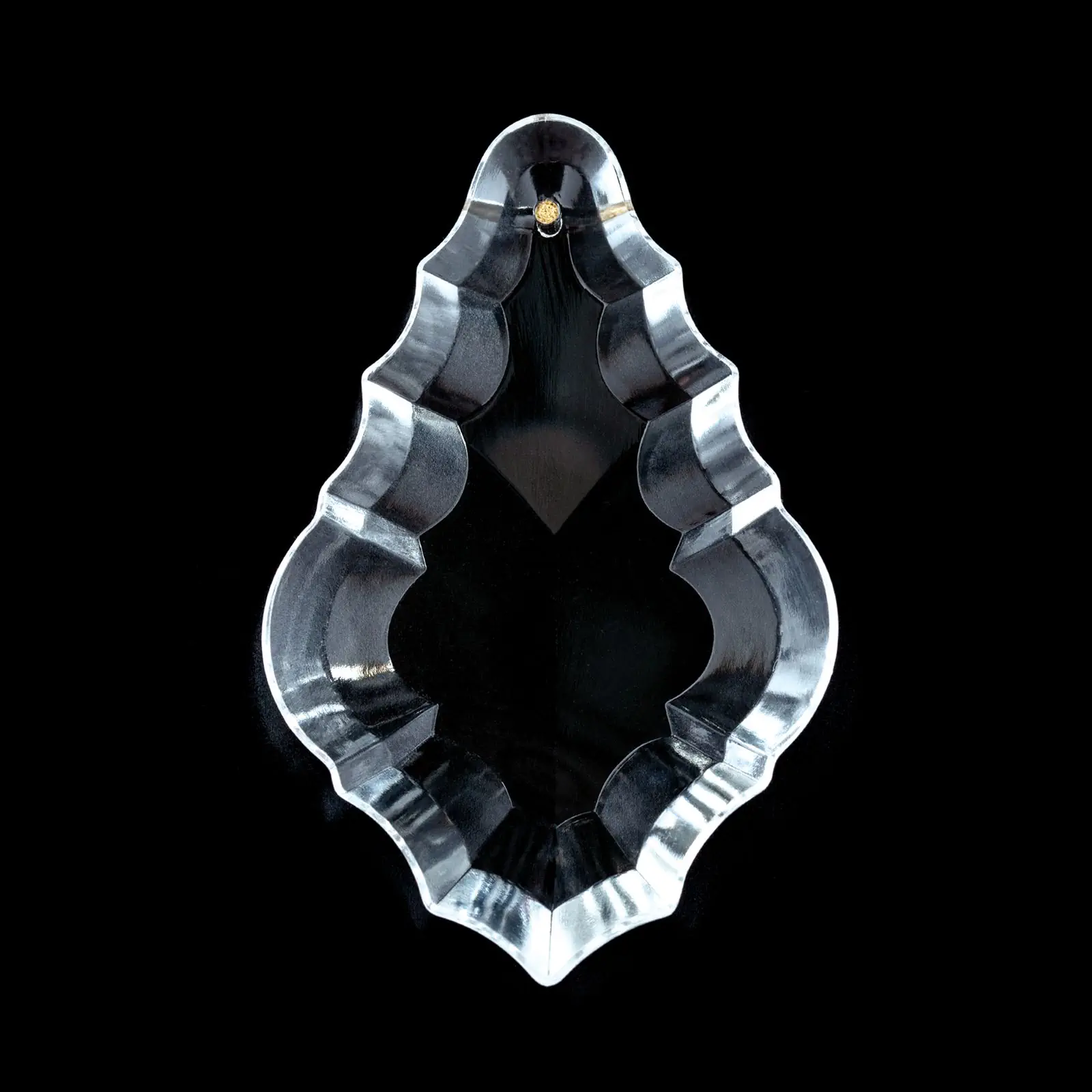 Stakleni visak, presovano staklo, 63x40 mm - 2