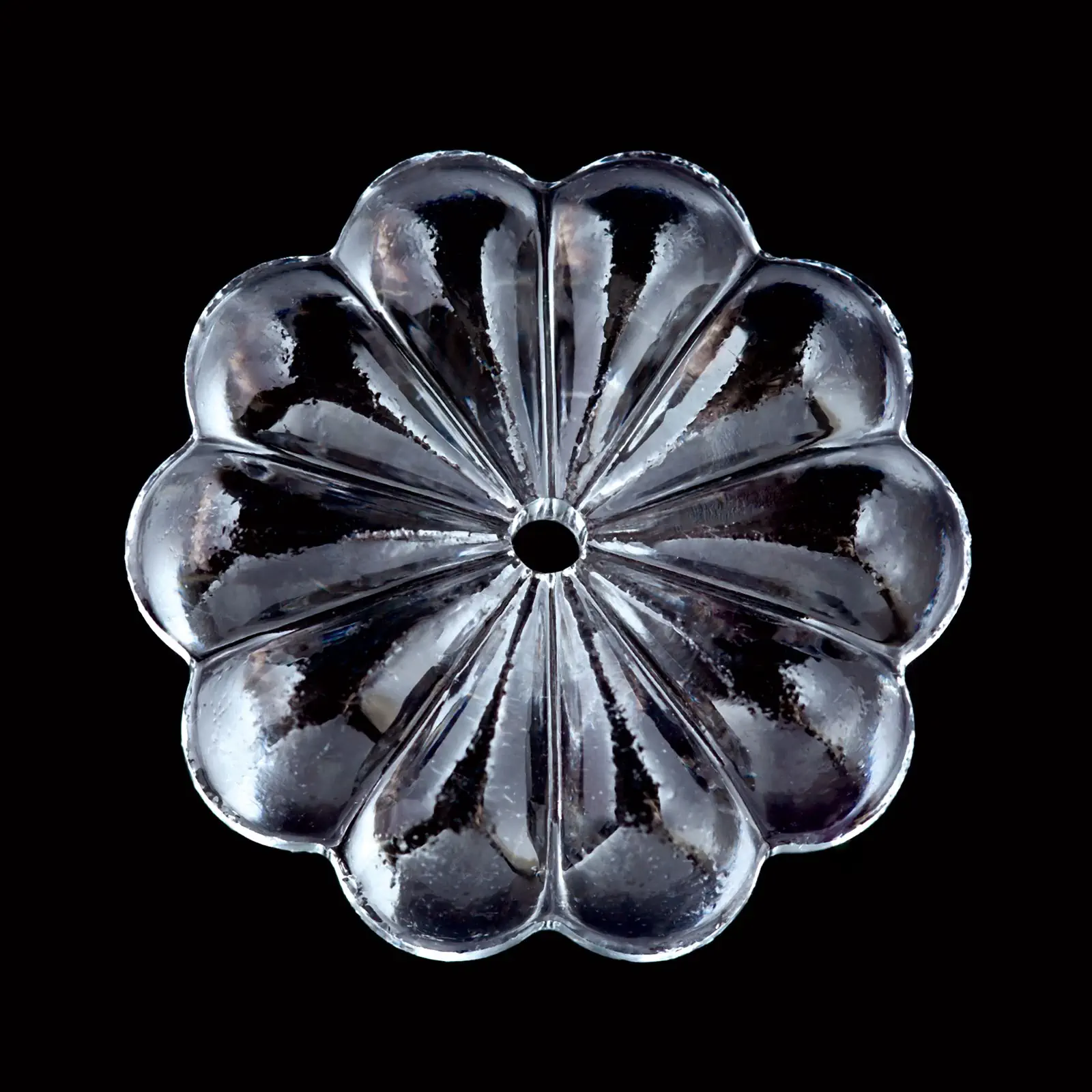 Kristalna rozetna, 20 mm, transparentna - 2