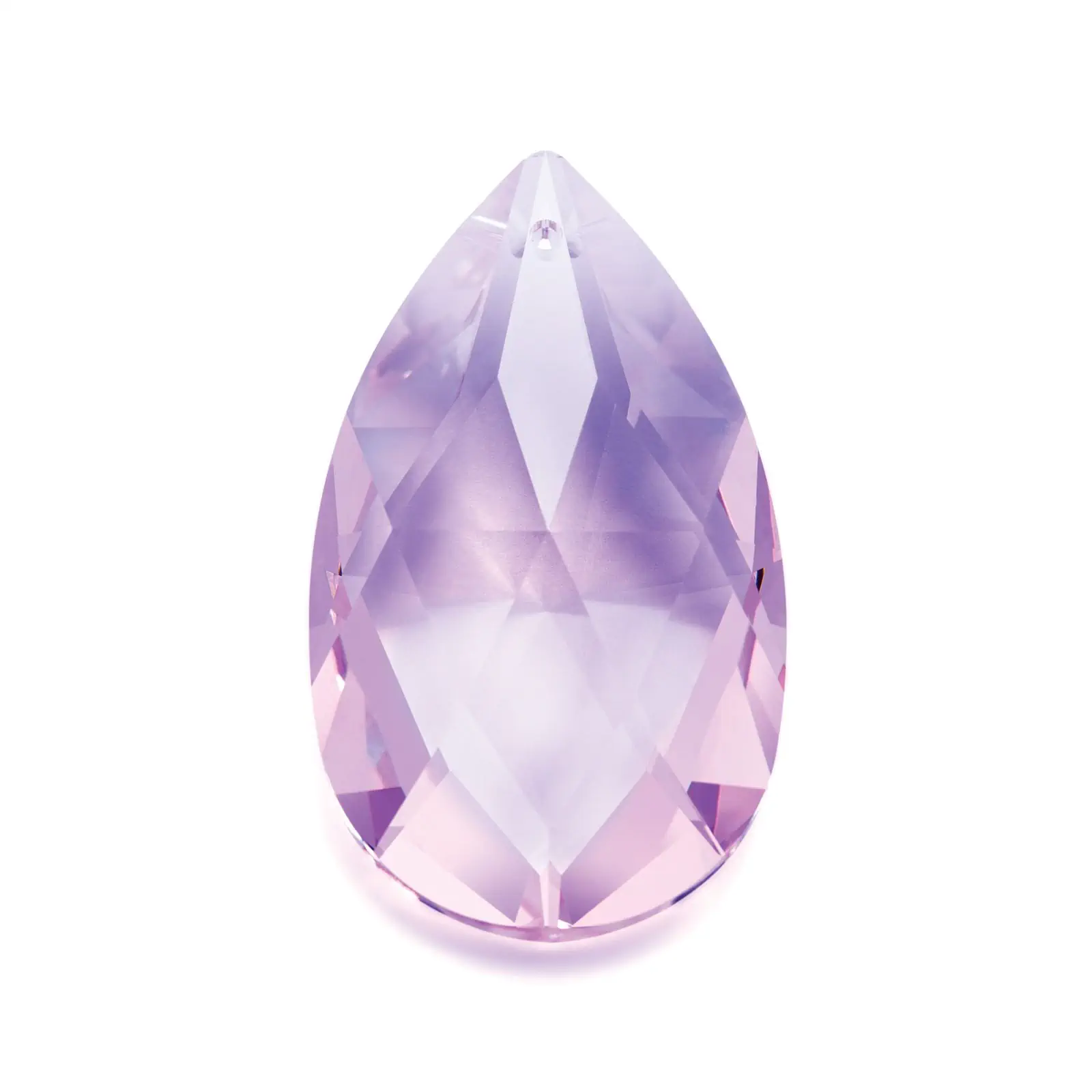 Kristal za luster – badem 8721, STRASS® Swarovski® Crystal, 50 × 29 mm, roze - 1