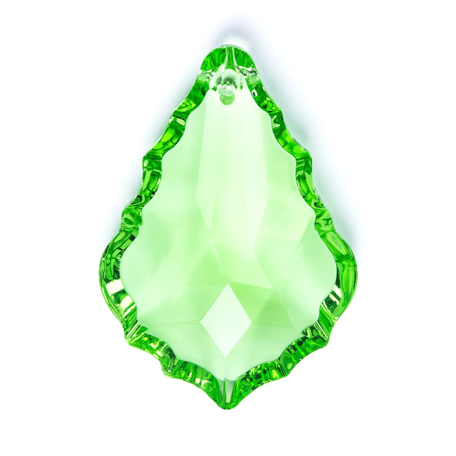 Kristal za luster – viseći kristal STRASS® Swarovski® Crystal, 50 × 35 mm, zeleni - 1