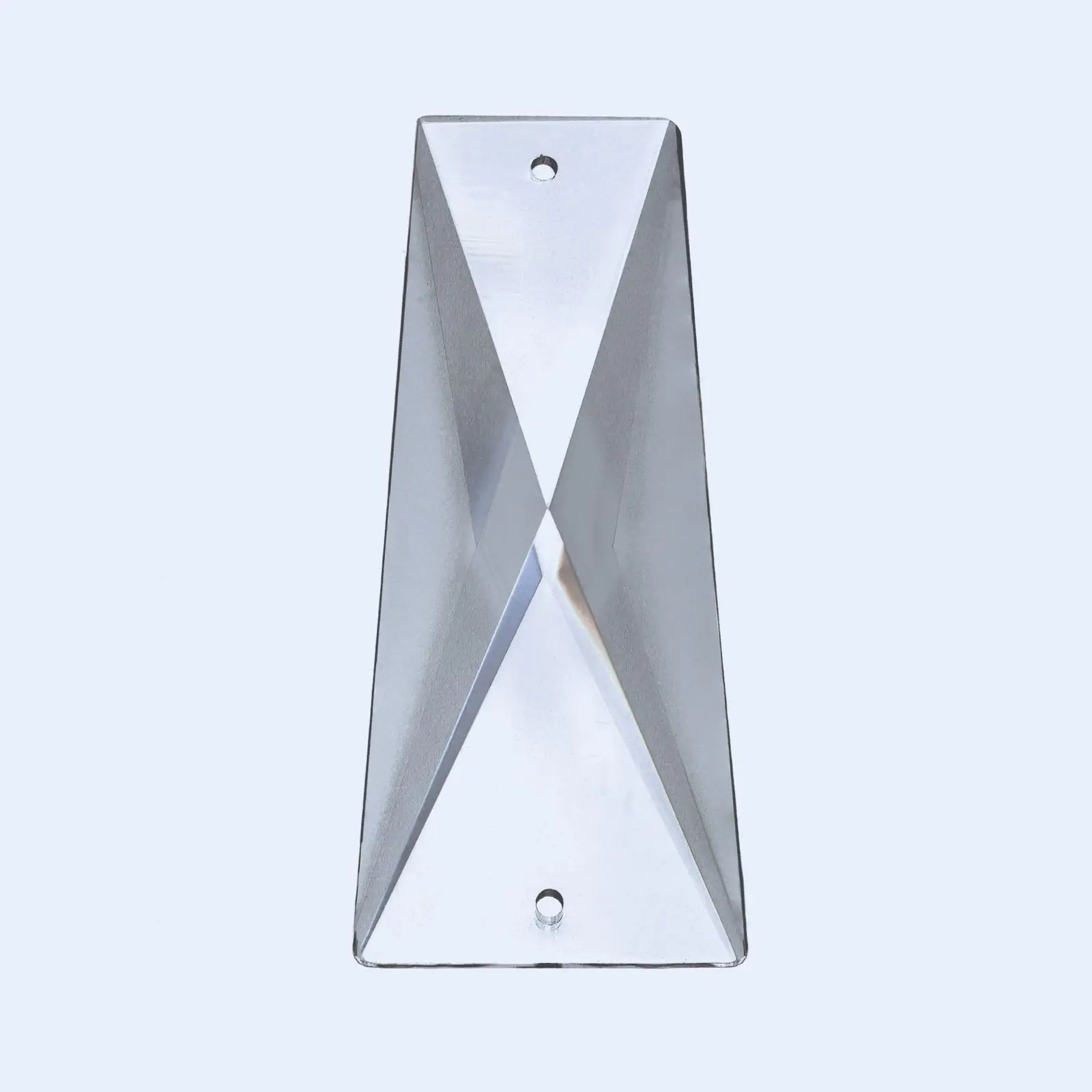 Kosi kamen 1828 sa 2 rupe, 52x18mm, transparentan