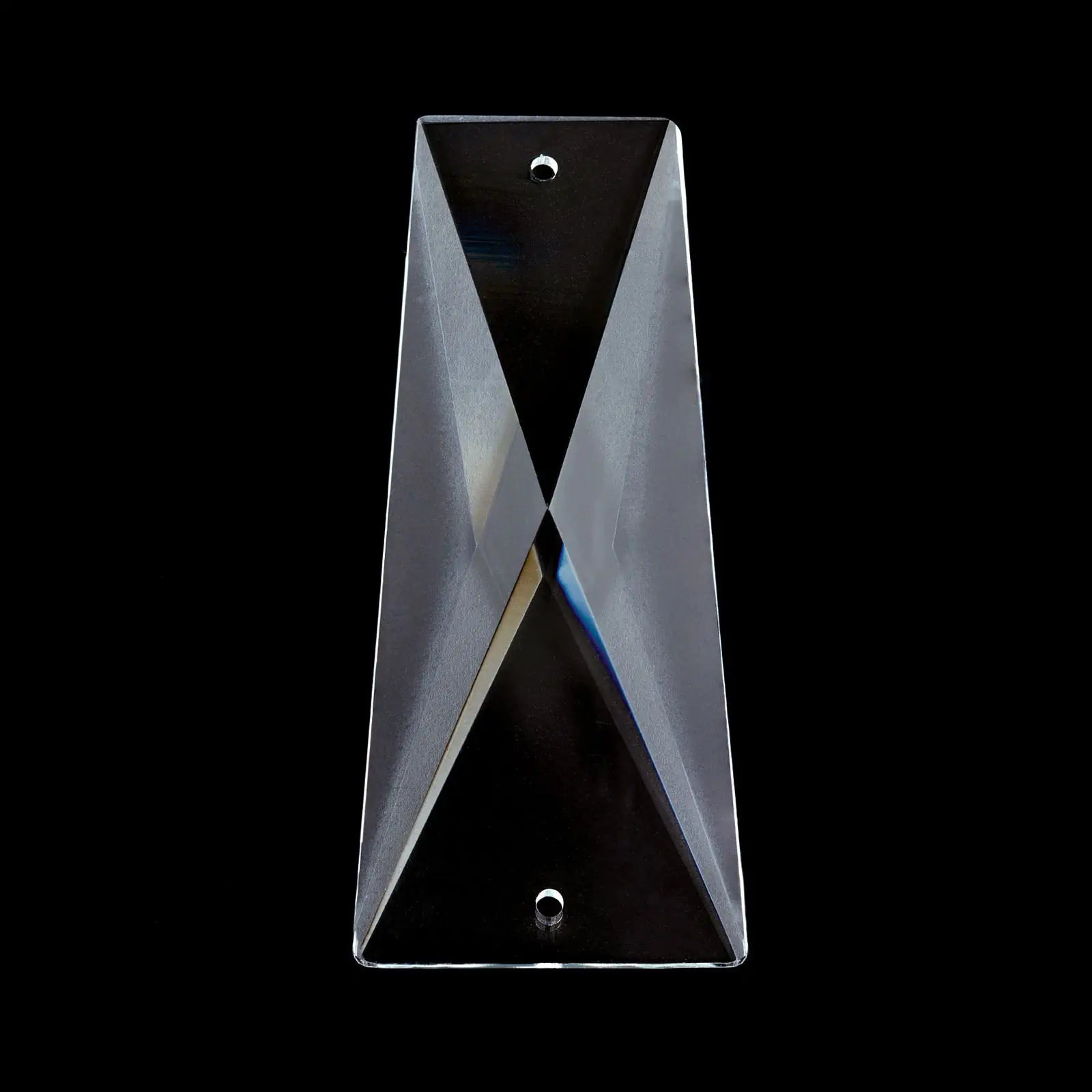 Kosi kamen 1828 sa 2 rupe, 52x18mm, transparentan - 2