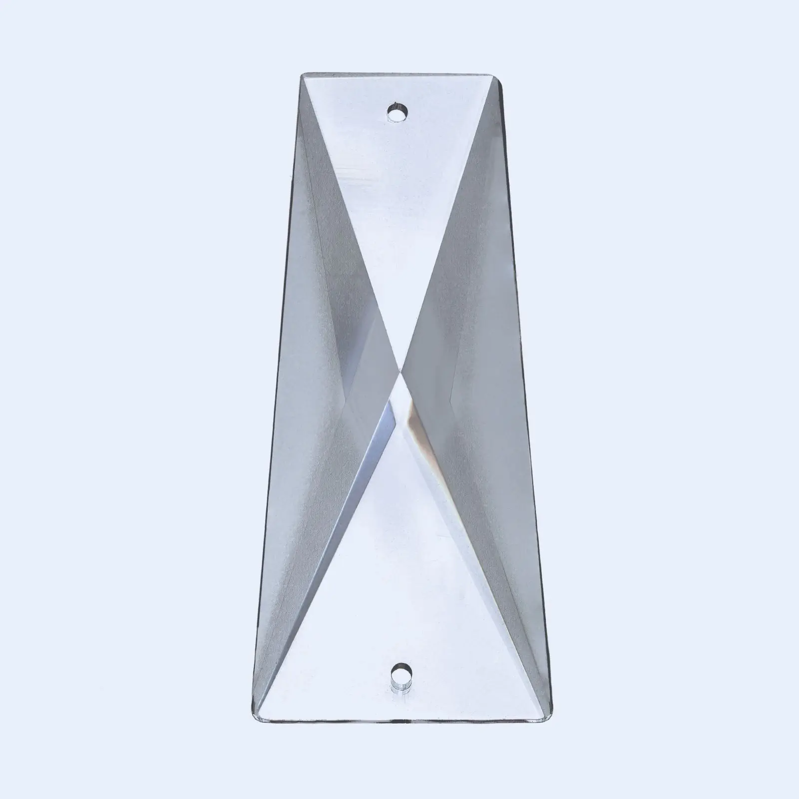 Kosi kamen 1828 sa 2 rupe, 58x26mm, transparentan