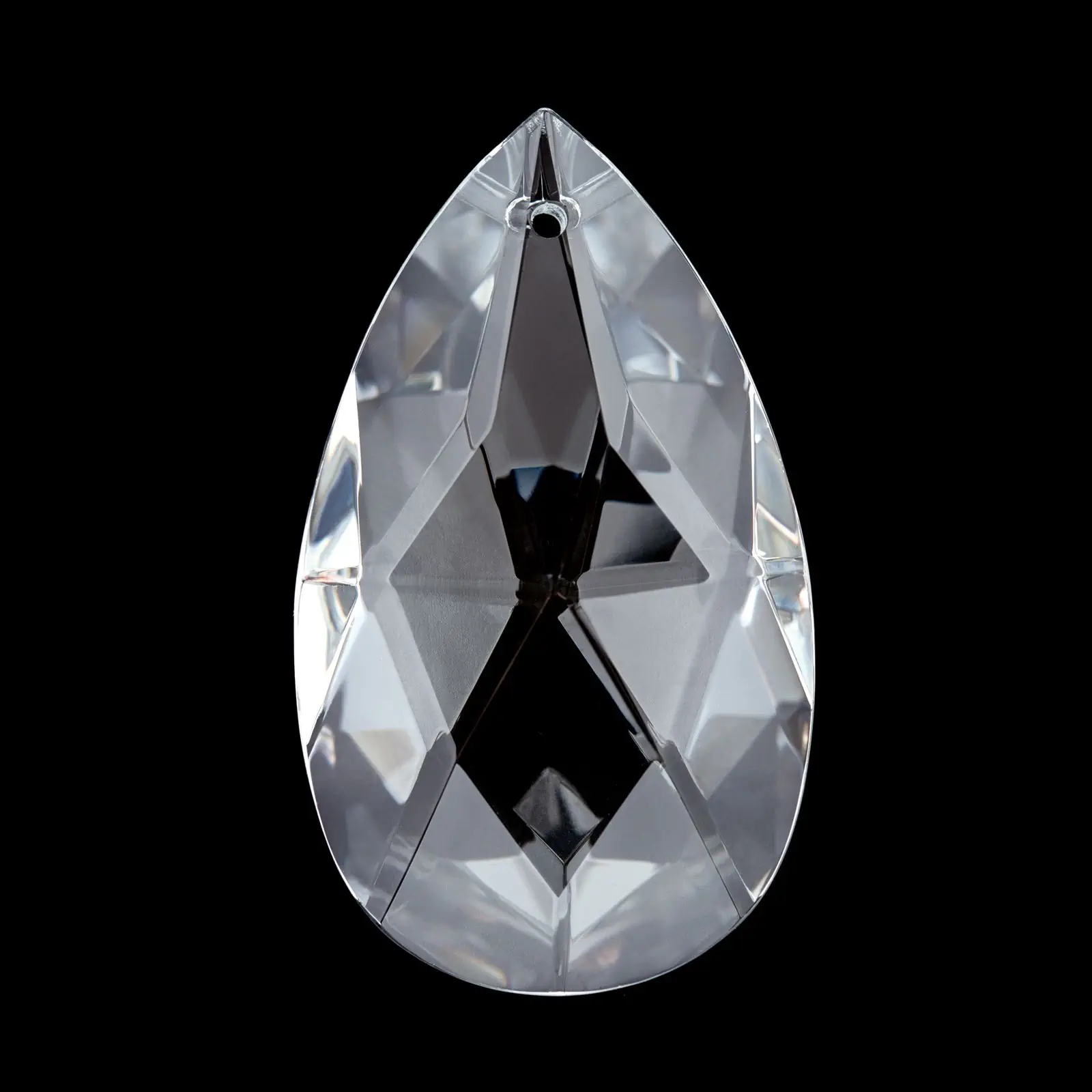 Kristal za luster – badem 3420, 50 × 29 mm, transparentni - 2