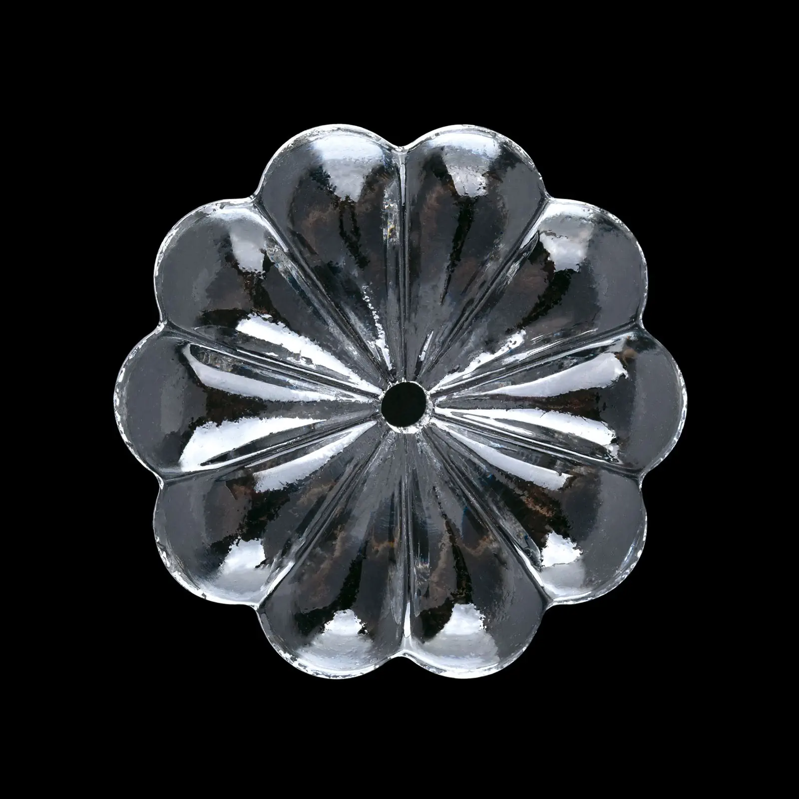 Kristalna rozeta, 30 mm, transparentna - 2