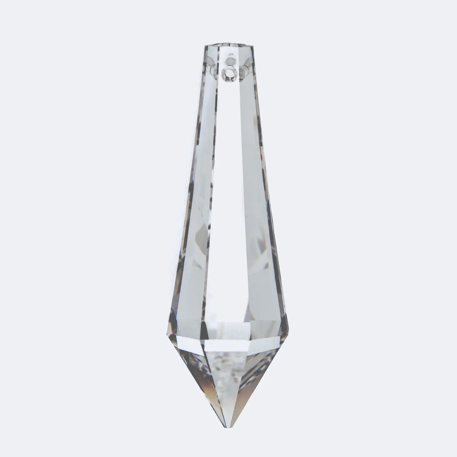 Kristal za luster – šiljati kristal SPECTRA® Swarovski® Crystal, 2 rupe, 38 × 14 mm - 1