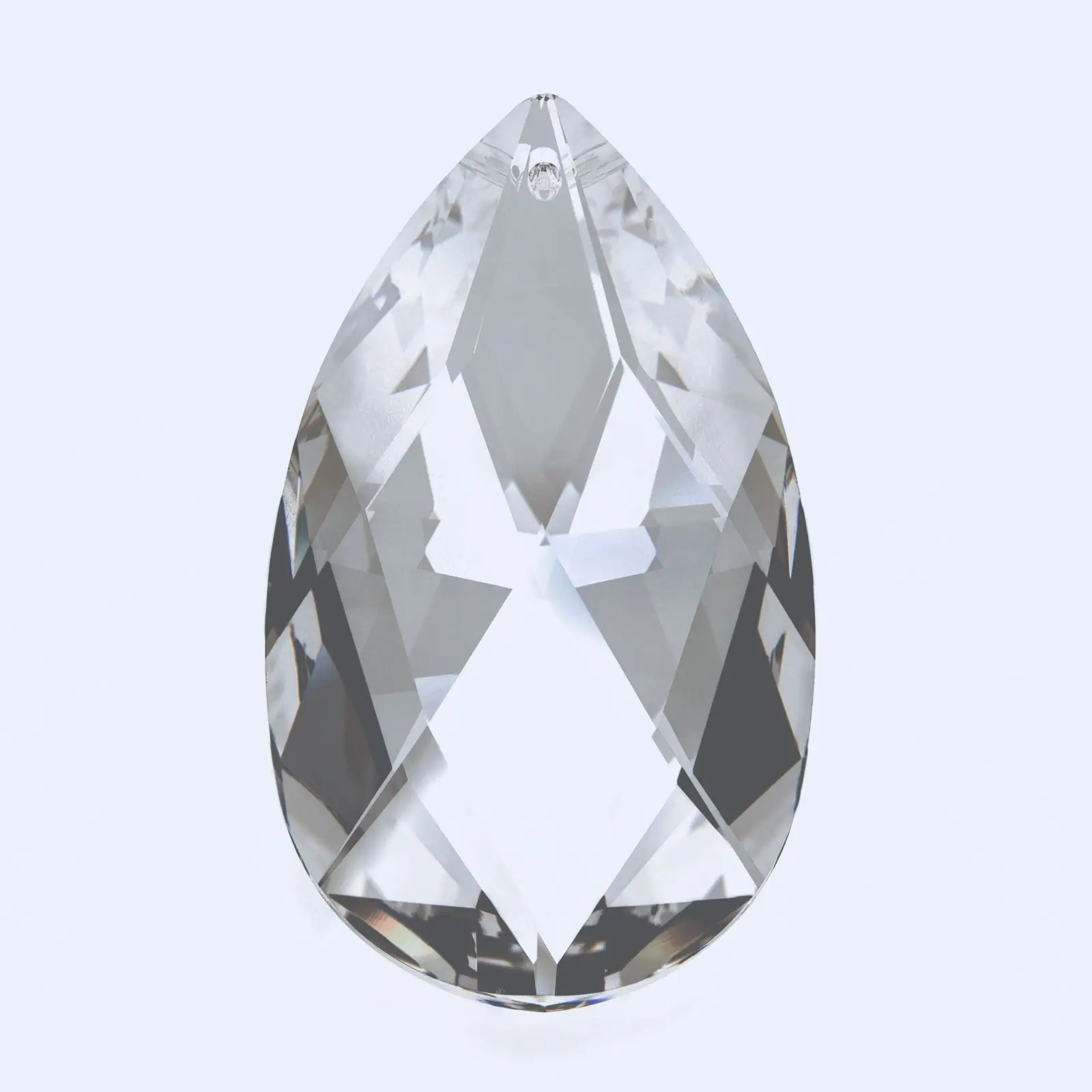 Kristal za luster – badem 8290/63, Swarovski® Crystal, 63 × 37 mm, transparentni