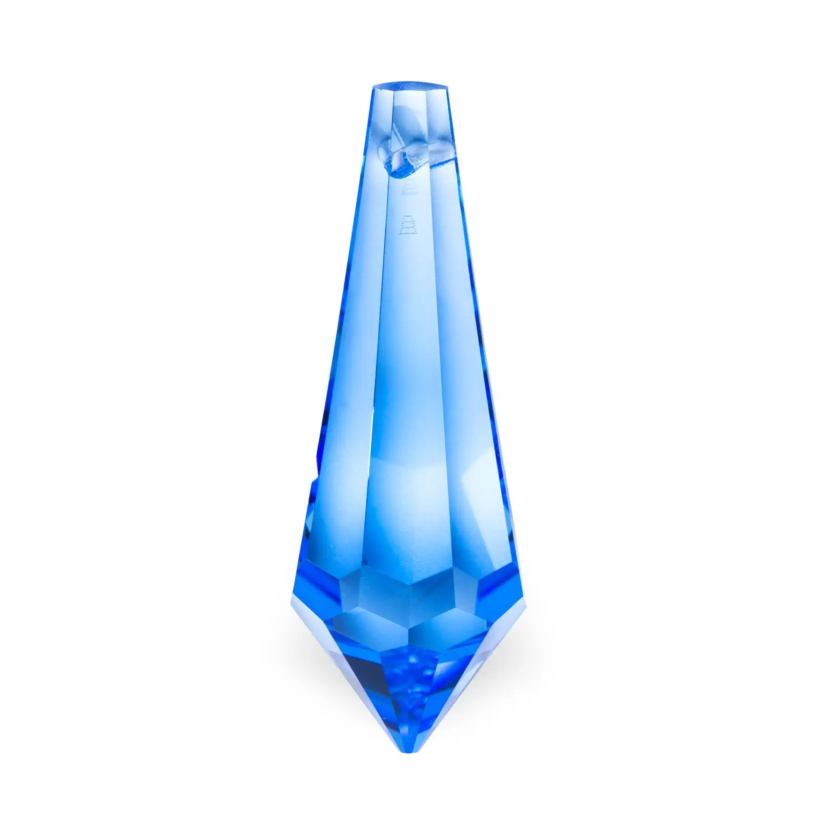 Kristal za luster – šiljati kristal STRASS® Swarovski® Crystal, 38 × 14 mm, plavi - 1