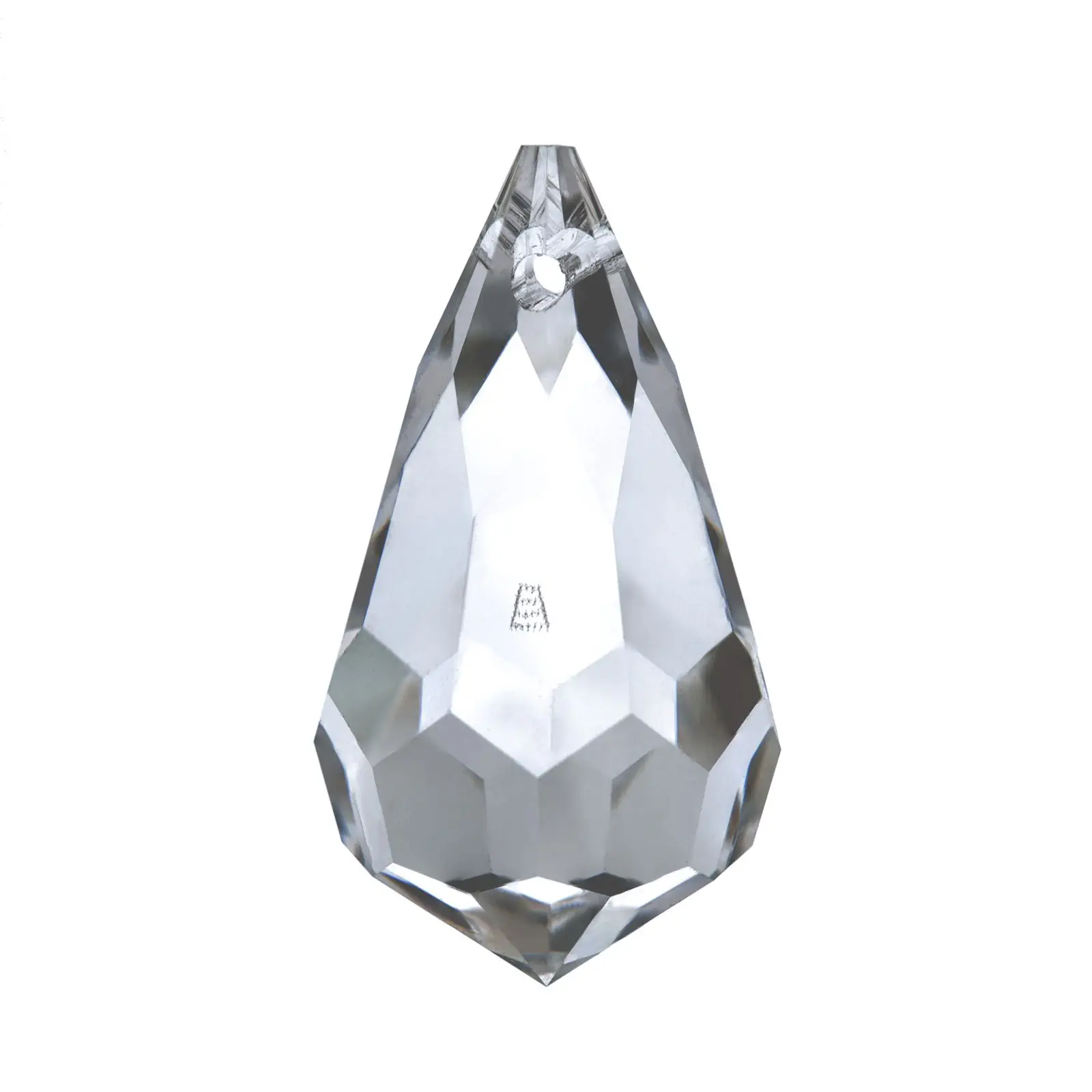 Kristal za luster – visak, 20 × 12 mm, transparentni