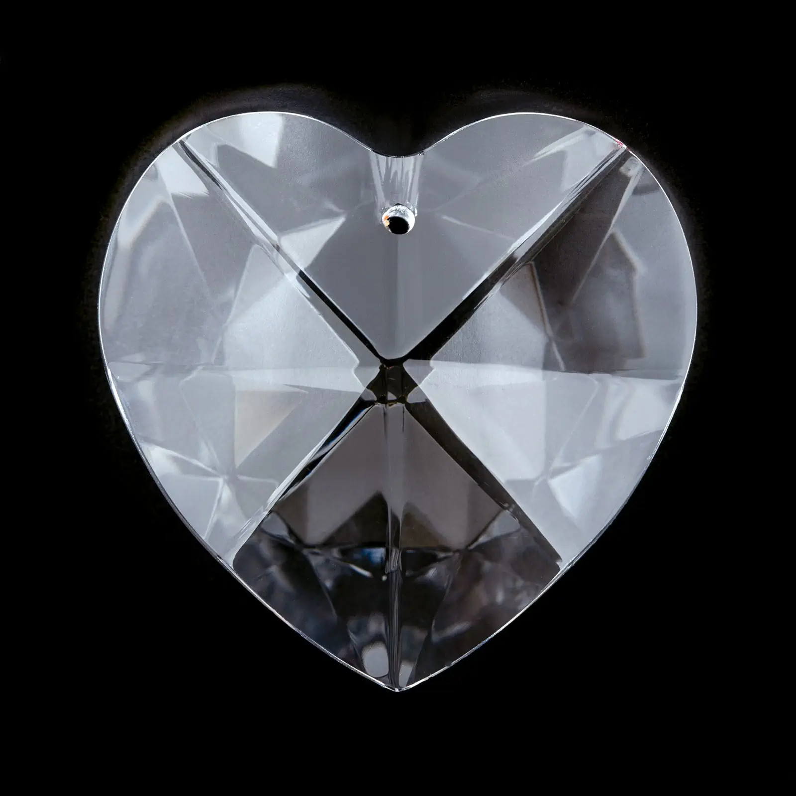 Kristal za luster – srce STRASS® Swarovski® Crystal, 28 mm, transparentni - 2