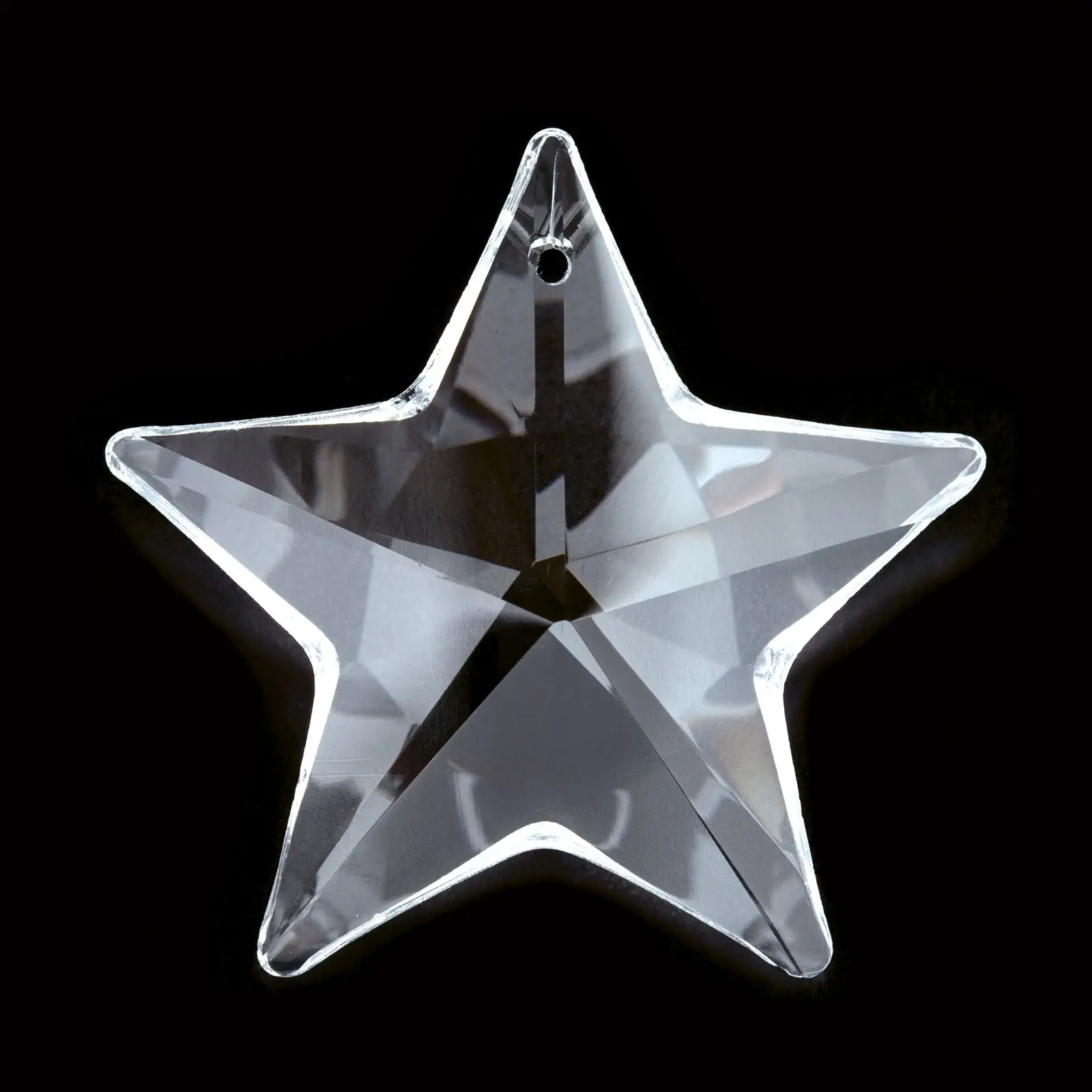 Kristal za luster – zvezda STRASS® Swarovski® Crystal, 40 mm, transparentna - 2
