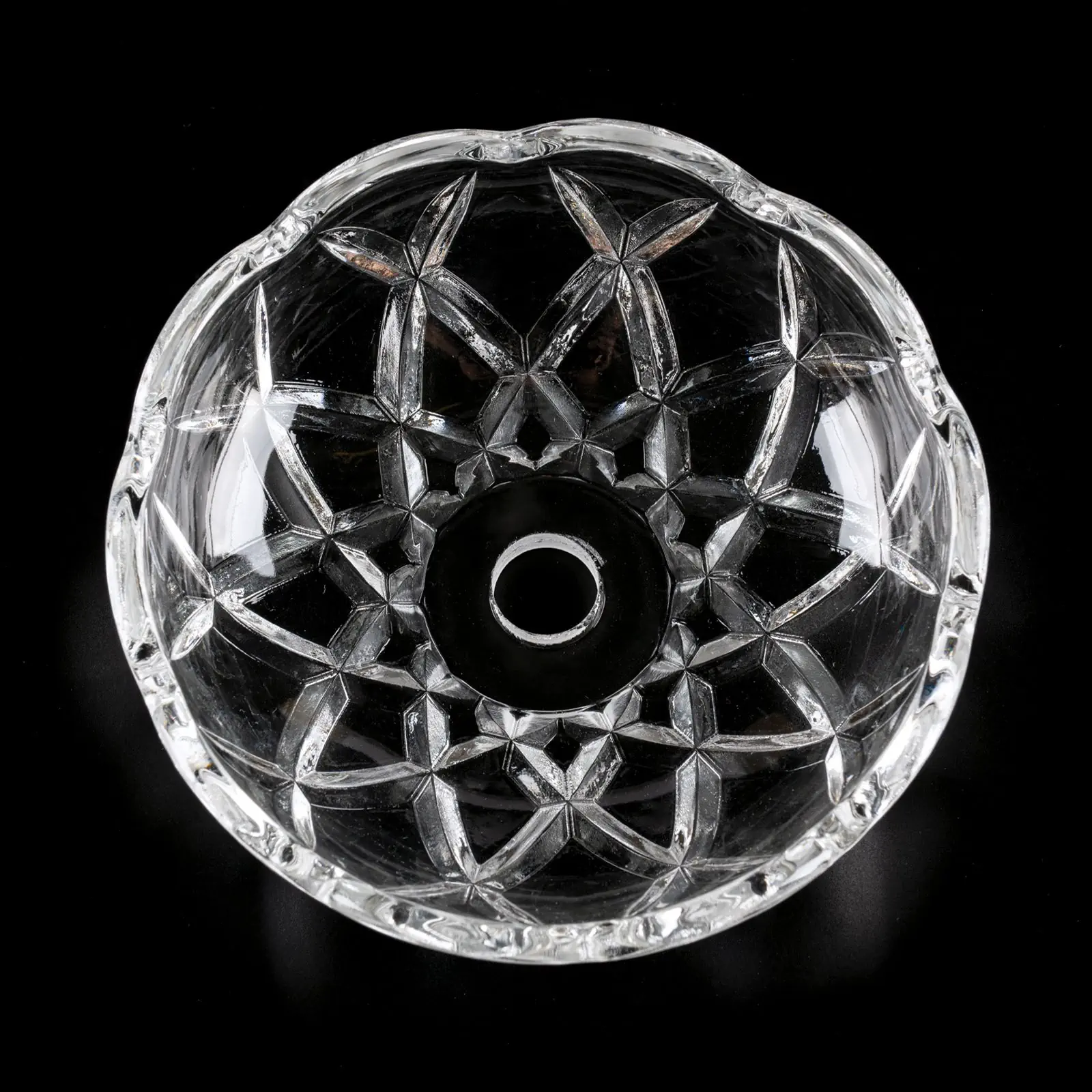 Stakleni bobeche sa rupom u sredini, Ø 100 mm - 2